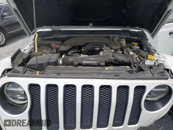 2019 Jeep Wrangler Unlimited Sahara z VIN 1C4HJXEG7KW561052, wystawiony jako Copart lot #58435725 z przebiegiem 72 777 mil mil oraz Szkoda całkowita • Salvage title. Historia ofert i sprzedaży dostępna na DreamBid. Obrazek 12.