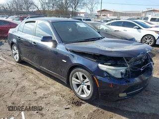 2009 BMW 5 Series 528i with VIN WBANU53559C122165, listed as a IAAI auction lot 41420321 with 148,320 mi miles and . Bid and sale history available at carsss.com. Image 1.