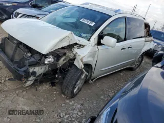 2008 Nissan Quest SE with VIN 5N1BV28U88N119650, listed as a Copart auction lot 84724794 with 0 mi miles and Salvage Title. Bid and sale history available at carsss.com. Image 1.