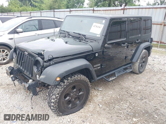2018 Jeep Wrangler Unlimited Freedom z VIN 1C4BJWDG0JL803889, wystawiony jako IAAI lot #42782367 z przebiegiem 105 738 mil mil oraz . Historia ofert i sprzedaży dostępna na DreamBid. Obrazek 2.