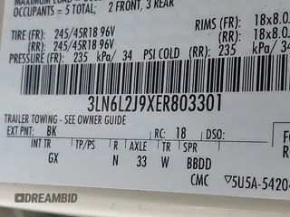 2014 Lincoln MKZ with VIN 3LN6L2J9XER803301, listed as a IAAI auction lot 41740792 with 170,376 mi miles. Bid and sale history available at carsss.com. Image 9.