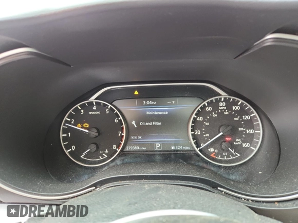 2017 Nissan Maxima S with VIN 1N4AA6AP7HC442810, listed as a Copart auction lot 61164225 with 279,380 mi miles and Salvage title. Bid and sale history available at DreamBid. Image 9.