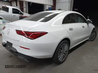 2023 Mercedes-Benz CLA with VIN W1K5J4GB7PN412887, listed as a IAAI auction lot 41657903 with 7,231 mi miles. Bid and sale history available at carsss.com. Image 4.