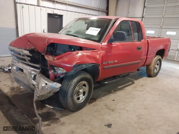 2001 Dodge Ram 1500 with VIN 1B7HF13Y91J586394, listed as a IAAI auction lot 41345448 with 222,594 mi miles. Bid and sale history available at carsss.com. Image 2.