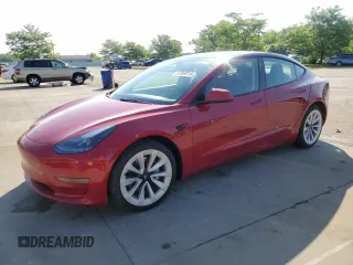 2023 Tesla Model 3 z VIN 5YJ3E1EA5PF456626, wystawiony jako Copart lot #57059215 z przebiegiem 81 403 mil mil oraz Szkoda całkowita • Salvage title. Historia ofert i sprzedaży dostępna na DreamBid. Obrazek 1.