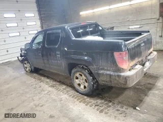 2009 Honda Ridgeline RT with VIN 5FPYK162X9B104173, listed as a Copart auction lot 43140925 with 164,071 mi miles and Salvage Title. Bid and sale history available at carsss.com. Image 2.