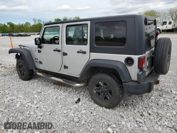 2007 Jeep Wrangler Unlimited X with VIN 1J4GA39117L169245, listed as a Copart auction lot 56731665 with 136,247 mi miles and Salvage title. Bid and sale history available at DreamBid. Image 2.