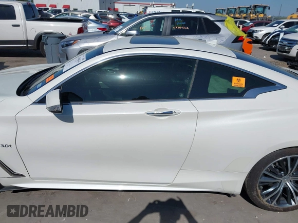 2018 Infiniti Q60 Sport with VIN JN1EV7EK5JM341188, listed as a IAAI auction lot 41990535 with 52,640 mi miles and . Bid and sale history available at DreamBid. Image 14.