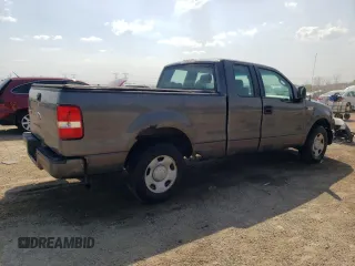 2007 Ford F-150 STX with VIN 1FTRX12W37FB04662, listed as a Copart auction lot 54192815 with 123,863 mi miles and Salvage title. Bid and sale history available at DreamBid. Image 3.