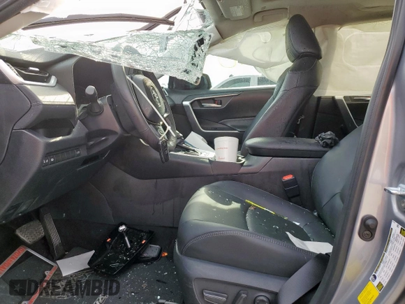 2024 Toyota RAV4 XLE Premium with VIN 2T3C1RFV6RC278672, listed as a Copart auction lot 54777375 with 23,857 mi miles and Salvage title. Bid and sale history available at DreamBid. Image 7.
