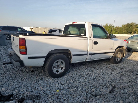 1999 Chevrolet Silverado 1500 with VIN 1GCEC14W1XZ187255, listed as a Copart auction lot 54378895 with 99,145 mi miles and Salvage Title. Bid and sale history available at carsss.com. Image 3.