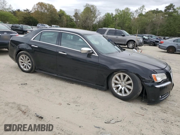 2013 Chrysler 300 with VIN 2C3CCAET3DH510023, listed as a Copart auction lot 53820875 with 211,182 mi miles and Salvage Title. Bid and sale history available at carsss.com. Image 4.