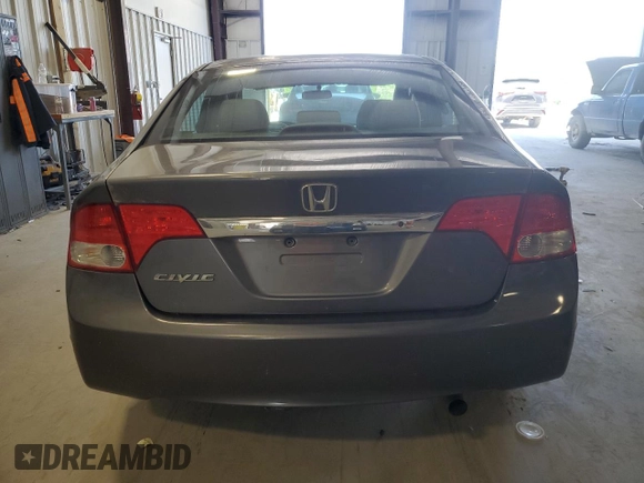 2011 Honda Civic LX with VIN 19XFA1F54BE007608, listed as a Copart auction lot 53515145 with 48,194 mi miles and Salvage Title. Bid and sale history available at DreamBid. Image 6.