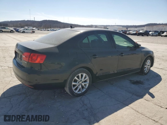 2011 Volkswagen Jetta Sedan SE w/Convenience & Sunroof PZEV with VIN 3VWDZ7AJ7BM345398, listed as a Copart auction lot 48942375 with 141,882 mi miles and Salvage Title. Bid and sale history available at carsss.com. Image 3.