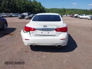 2014 Infiniti Q50 Premium with VIN JN1BV7AR0EM686530, listed as a IAAI auction lot 40381908 with 228,156 mi miles. Bid and sale history available at carsss.com. Image 16.