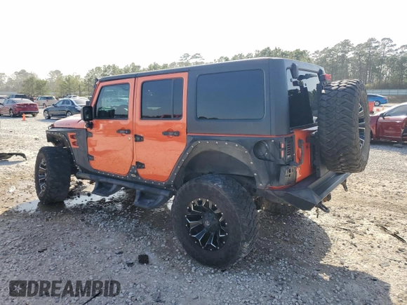 2015 Jeep Wrangler Unlimited Rubicon Hard Rock z VIN 1C4HJWFG7FL690098, wystawiony jako Copart lot #47431555 z przebiegiem 95 138 mil mil oraz Szkoda całkowita • Salvage title. Historia ofert i sprzedaży dostępna na DreamBid. Obrazek 2.