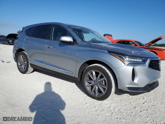 2022 Acura RDX w/Technology Package with VIN 5J8TC1H5XNL007524, listed as a Copart auction lot 88048775 with 17,191 mi miles and Salvage Title. Bid and sale history available at carsss.com. Image 4.