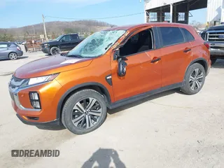 2020 Mitsubishi Outlander Sport ES 2.0 with VIN JA4AR3AU3LU023065, listed as a IAAI auction lot 41742981 with 25,642 mi miles. Bid and sale history available at carsss.com. Image 2.