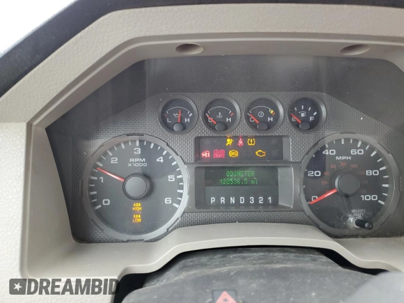 2008 Ford Super Duty F-250 SRW XL with VIN 1FTSX21508EE58243, listed as a Copart auction lot 51253655 with 122,538 mi miles and Salvage Title. Bid and sale history available at carsss.com. Image 9.
