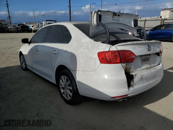 2013 Volkswagen Jetta SE with VIN 3VWDP7AJ7DM402692, listed as a Copart auction lot 51169345 with Not provided miles and Salvage title. Bid and sale history available at DreamBid. Image 2.