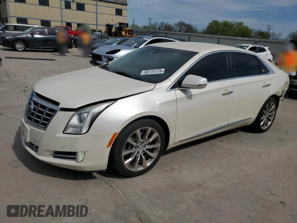 2013 Cadillac XTS Luxury with VIN 2G61R5S31D9100234, listed as a Copart auction lot 50174175 with 98,600 mi miles and Salvage title. Bid and sale history available at DreamBid. Image 1.