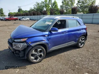 2022 Hyundai Venue Limited с VIN KMHRC8A30NU205190, выставлен на аукционе Copart как лот 63253655 с пробегом 48 305 миль миль и Списание • Salvage title. История ставок и продаж доступна на DreamBid. Изображение 1.