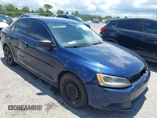2012 Volkswagen Jetta S with VIN 3VW2K7AJ1CM405155, listed as a IAAI auction lot 42563571 with 129,221 mi miles and . Bid and sale history available at DreamBid. Image 1.