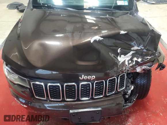 2017 Jeep Grand Cherokee Limited with VIN 1C4RJFBG1HC641024, listed as a Copart auction lot 52885535 with 106,044 mi miles and Salvage Title. Bid and sale history available at carsss.com. Image 14.