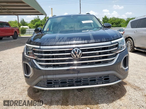 2025 Volkswagen Atlas SE with VIN 1V2WR2CA7SC538954, listed as a Copart auction lot 60905935 with 3,191 mi miles and Clean title. Bid and sale history available at DreamBid. Image 5.