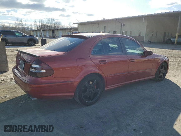 2003 Mercedes-Benz E-Class 5.5L AMG with VIN WDBUF76J83A285682, listed as a Copart auction lot 45275755 with 138,419 mi miles and Salvage Title. Bid and sale history available at carsss.com. Image 3.