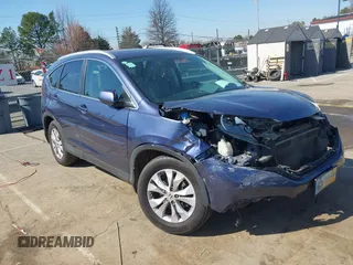 2013 Honda CR-V EX-L with VIN 2HKRM3H74DH513193, listed as a IAAI auction lot 41781093 with 94,003 mi miles and . Bid and sale history available at carsss.com. Image 1.