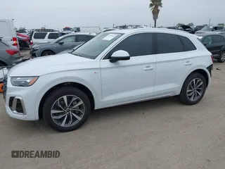 2023 Audi Q5 S line Premium with VIN WA1GAAFY9P2135453, listed as a IAAI auction lot 42030044 with 27,690 mi miles and . Bid and sale history available at DreamBid. Image 15.