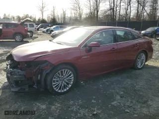 2020 Toyota Avalon Hybrid Limited with VIN 4T1D21FB0LU015956, listed as a Copart auction lot 41688005 with 53,339 mi miles and Salvage Title. Bid and sale history available at carsss.com. Image 1.