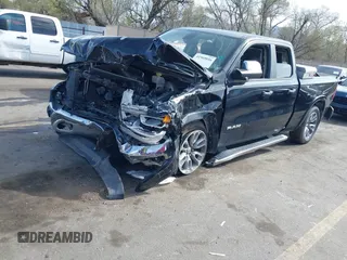2019 Ram 1500 Laramie with VIN 1C6SRFDTXKN545769, listed as a IAAI auction lot 41969816 with 98,230 mi miles. Bid and sale history available at carsss.com. Image 16.