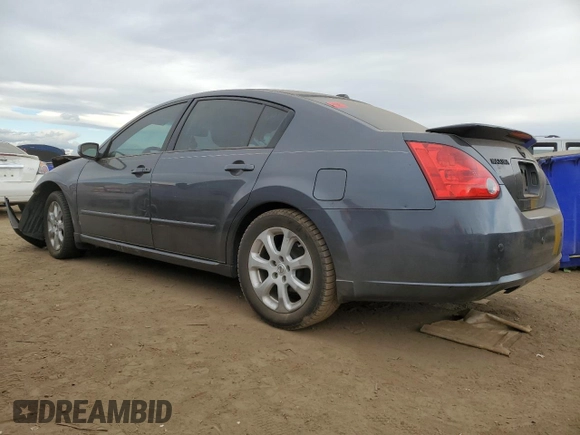 2008 Nissan Maxima 3.5 SL with VIN 1N4BA41E38C835291, listed as a Copart auction lot 76480174 with 0 mi miles and Salvage Title. Bid and sale history available at carsss.com. Image 2.