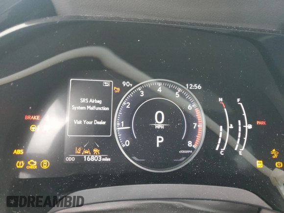 2024 Lexus RX 350 with VIN 2T2BAMBA3RC033074, listed as a Copart auction lot 59332485 with 16,803 mi miles and Salvage title. Bid and sale history available at DreamBid. Image 9.
