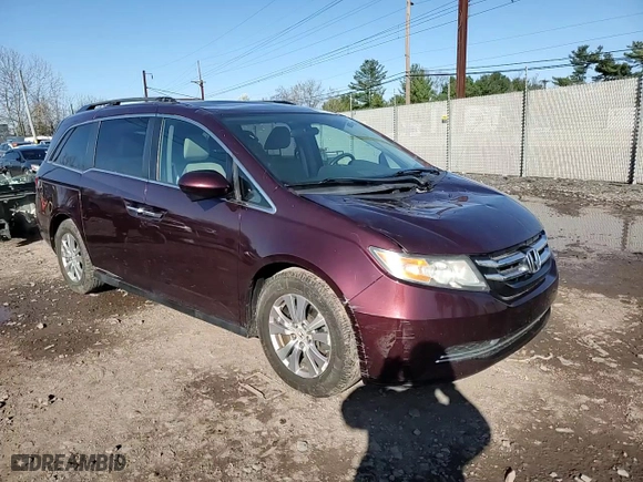 2015 Honda Odyssey EX with VIN 5FNRL5H40FB068845, listed as a Copart auction lot 52251975 with 100,565 mi miles and Salvage Title. Bid and sale history available at carsss.com. Image 12.