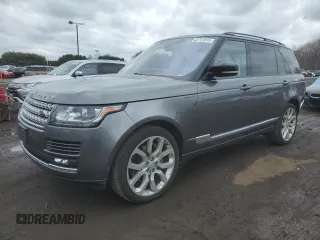2017 Land Rover Range Rover z VIN SALGS5FE1HA352785, wystawiony jako Copart lot #52751615 z przebiegiem 67 651 mil mil oraz Szkoda całkowita • Salvage title. Historia ofert i sprzedaży dostępna na DreamBid. Obrazek 1.