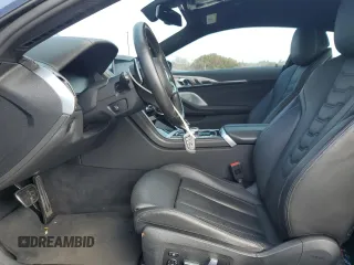 2019 BMW 8 Series M850i xDrive with VIN WBABC4C54KBU95807, listed as a Copart auction lot 45245555 with 33,201 mi miles and Salvage Title. Bid and sale history available at carsss.com. Image 7.