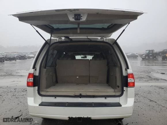 2012 Lincoln Navigator L with VIN 5LMJJ3J55CEL07287, listed as a Copart auction lot 88312445 with 132,223 mi miles and Salvage Title. Bid and sale history available at carsss.com. Image 6.