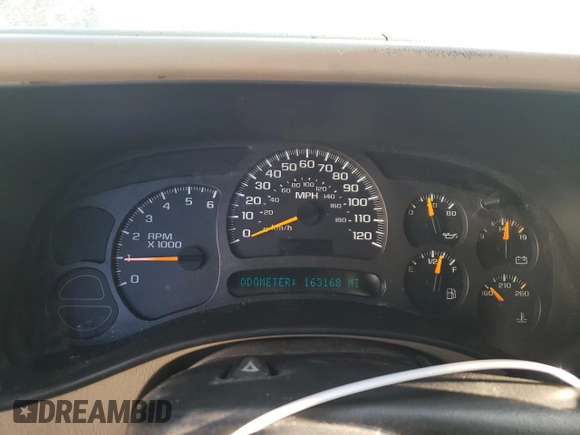 2003 Chevrolet Tahoe Z71 with VIN 1GNEK13TX3R172104, listed as a Copart auction lot 71269504 with 163,168 mi miles and Salvage Title. Bid and sale history available at carsss.com. Image 9.