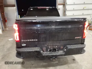2020 Chevrolet Silverado 1500 with VIN 1GCVYEED2LZ343819, listed as a Copart auction lot 47255045 with 39,013 mi miles and Salvage Title. Bid and sale history available at DreamBid. Image 6.