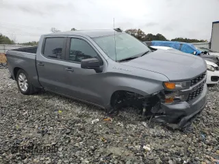 2020 Chevrolet Silverado 1500 Custom with VIN 3GCPWBEK5LG366278, listed as a Copart auction lot 83646074 with 90,466 mi miles and Salvage Title. Bid and sale history available at carsss.com. Image 4.