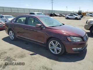 2013 Volkswagen Passat TDI SE with VIN 1VWBN7A36DC053461, listed as a Copart auction lot 54435055 with 197,995 mi miles and Clean Title. Bid and sale history available at carsss.com. Image 4.