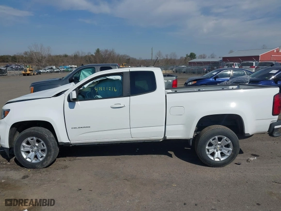 2022 Chevrolet Colorado 2WD LT with VIN 1GCHSCEA6N1204948, listed as a IAAI auction lot 41821216 with 27,245 mi miles. Bid and sale history available at carsss.com. Image 15.