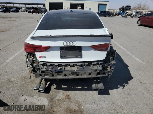 2018 Audi S3 Premium Plus with VIN WAUB1GFF9J1034277, listed as a Copart auction lot 48336225 with 0 mi miles and Salvage Title. Bid and sale history available at carsss.com. Image 6.