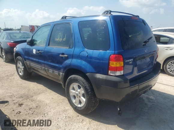 2007 Ford Escape XLT with VIN 1FMYU03117KC07213, listed as a Copart auction lot 75800064 with 0 mi miles and Non Repairable. Bid and sale history available at carsss.com. Image 2.