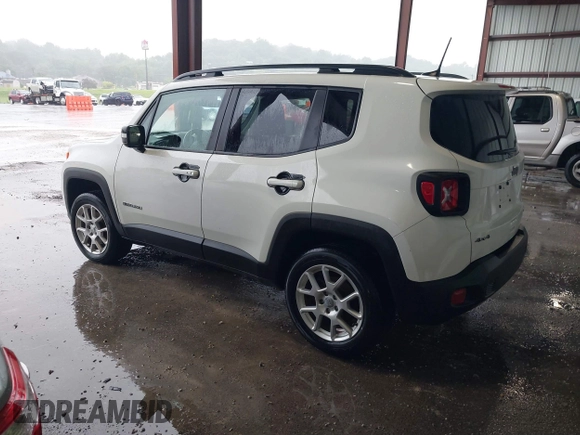 2020 Jeep Renegade Latitude with VIN ZACNJBBB4LPL00858, listed as a IAAI auction lot 39799564 with 96,002 mi miles. Bid and sale history available at carsss.com. Image 3.