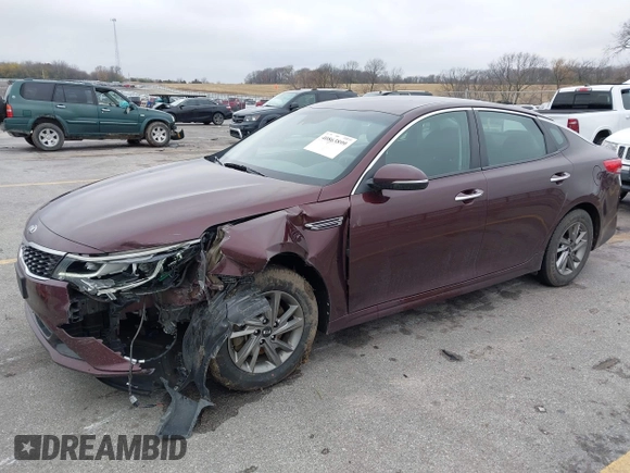 2019 Kia Optima LX with VIN 5XXGT4L35KG339342, listed as a IAAI auction lot 40863899 with 109,223 mi miles. Bid and sale history available at carsss.com. Image 18.