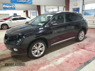 2012 Lexus RX 450h with VIN JTJBC1BA1C2427401, listed as a Copart auction lot 53795875 with 127,947 mi miles and Salvage Title. Bid and sale history available at DreamBid. Image 1.